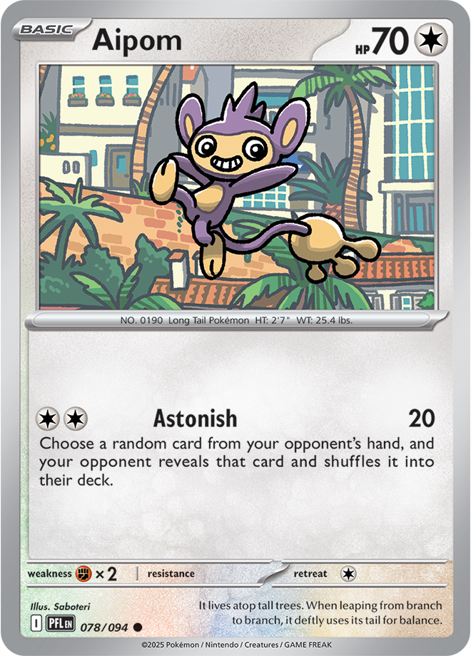 Aipom - ME Phantasmal Flames 078/094