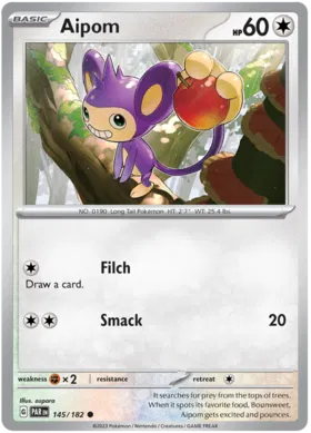 Aipom - Paradox Rift 145/182 (Reverse Holo)