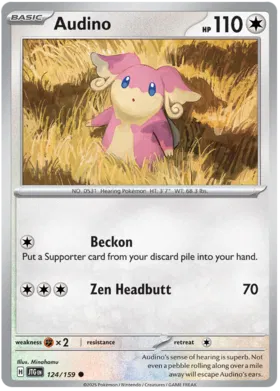 Audino  - Journey Together 124/159 (Reverse Holo)