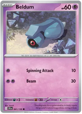 Beldum  - Journey Together 061/159 (Reverse Holo)