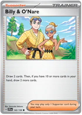 Billy & O'Nare  - Journey Together 142/159 (Reverse Holo)