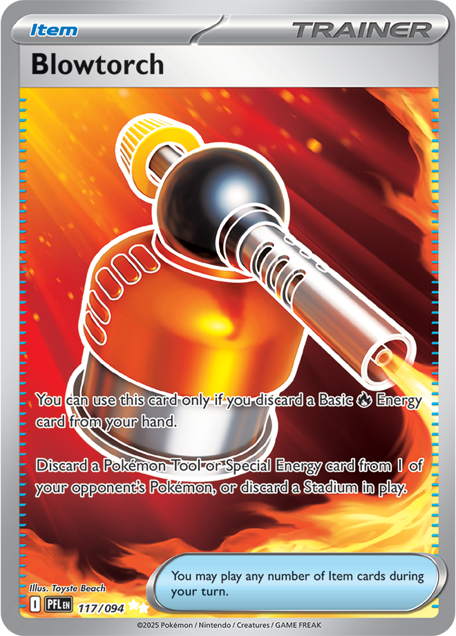 Blowtorch - ME Phantasmal Flames - 117/094 (Full Art)