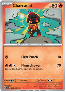 Charcadet - Surging Sparks 033/191 (Reverse Holo)