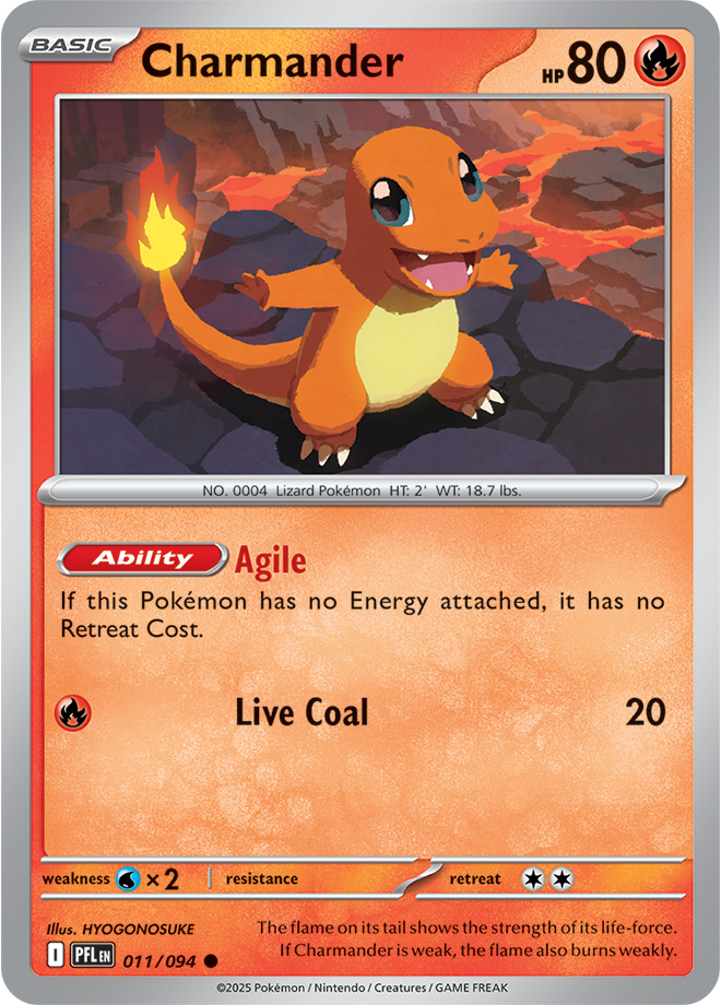 Charmander - ME Phantasmal Flames 011/094