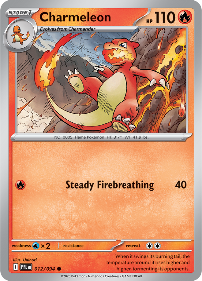 Charmeleon - ME Phantasmal Flames 012/094