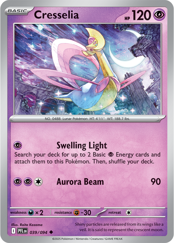 Cresselia - ME Phantasmal Flames 039/094 (Reverse Holo)