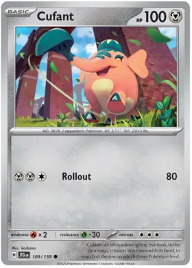 Cufant  - Journey Together 109/159 (Reverse Holo)