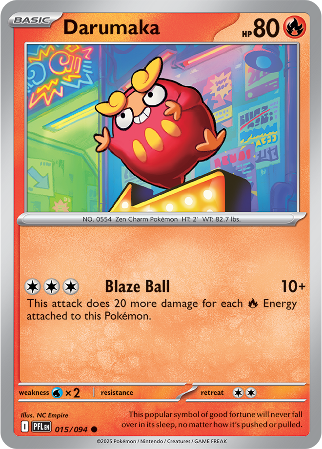 Darumaka - ME Phantasmal Flames 015/094 (Reverse Holo)