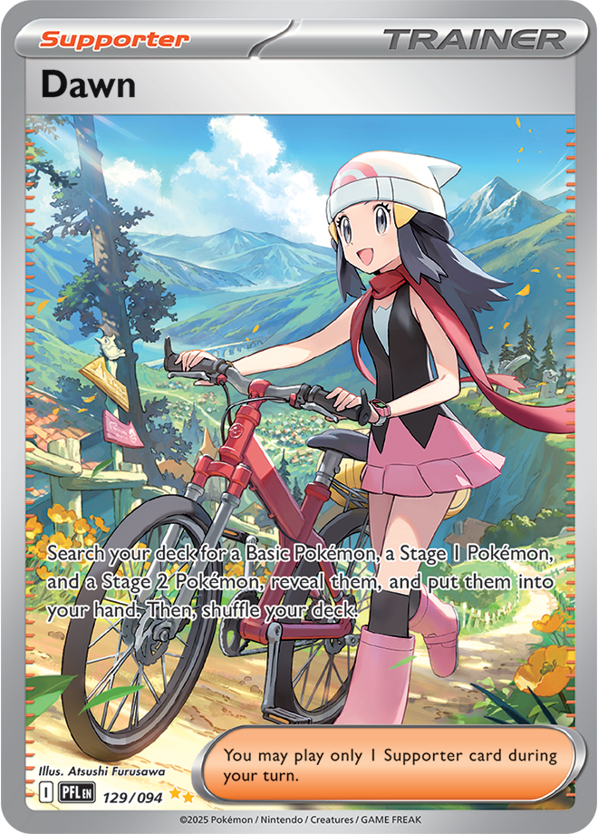 Dawn - ME Phantasmal Flames - 129/094 (Secret Illustration Rare)