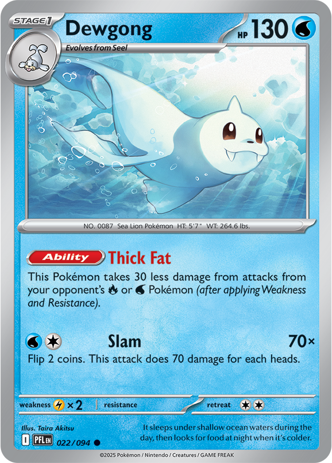 Dewgong - ME Phantasmal Flames 022/094 (Reverse Holo)