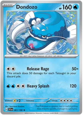 Dondozo - Scarlett & Violet 061/198 (Holo)