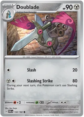 Doublade - Paradox Rift 132/182 (Reverse Holo)