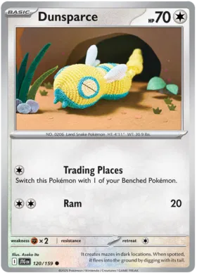 Dunsparce  - Journey Together 120/159 (Reverse Holo)