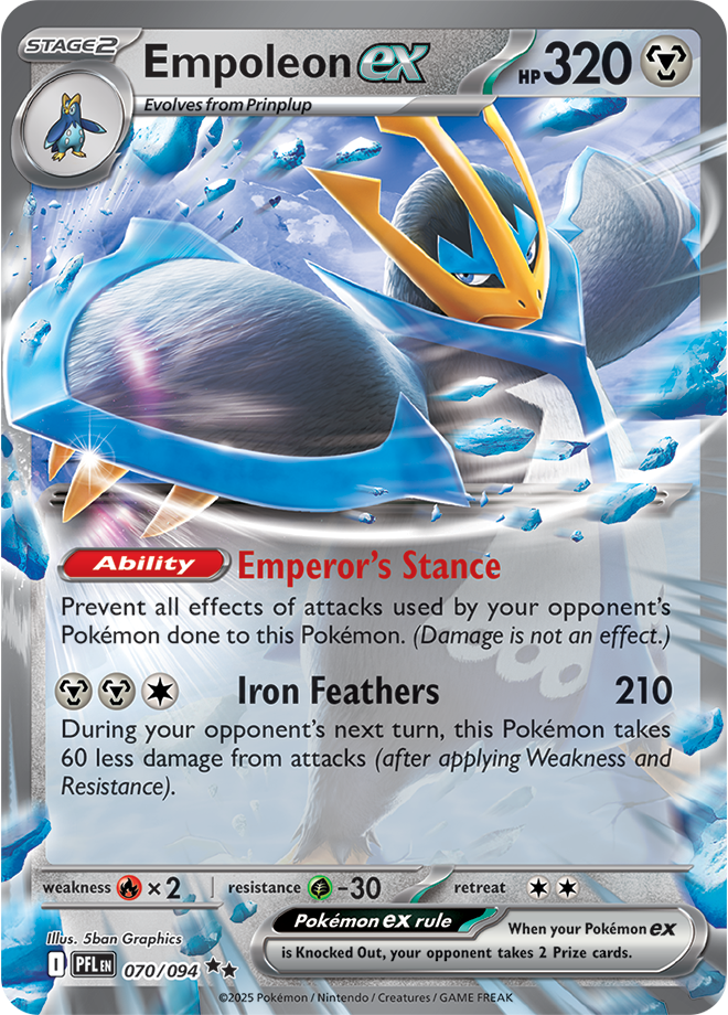 Empoleon EX - ME Phantasmal Flames 070/094