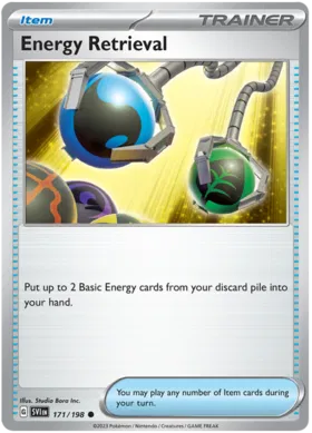 Energy Retrieval - Scarlett & Violet 171/198 (Reverse Holo)