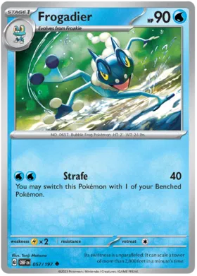 Frogadier - Obsidian Flames 057/197 (Reverse Holo)