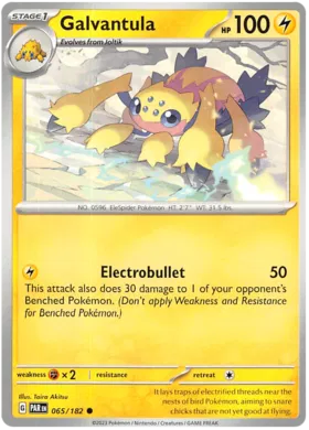 Galvantula- Paradox Rift 065/182 (Reverse Holo)