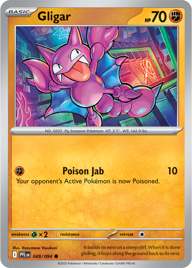 Gligar - ME Phantasmal Flames 049/094
