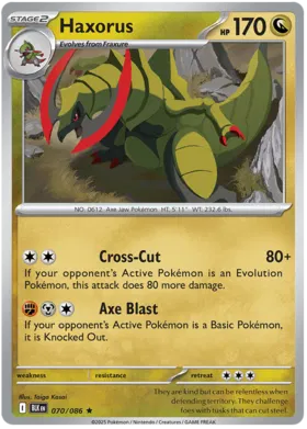 Haxorus - Black Bolt 070/086 (Reverse Holo)