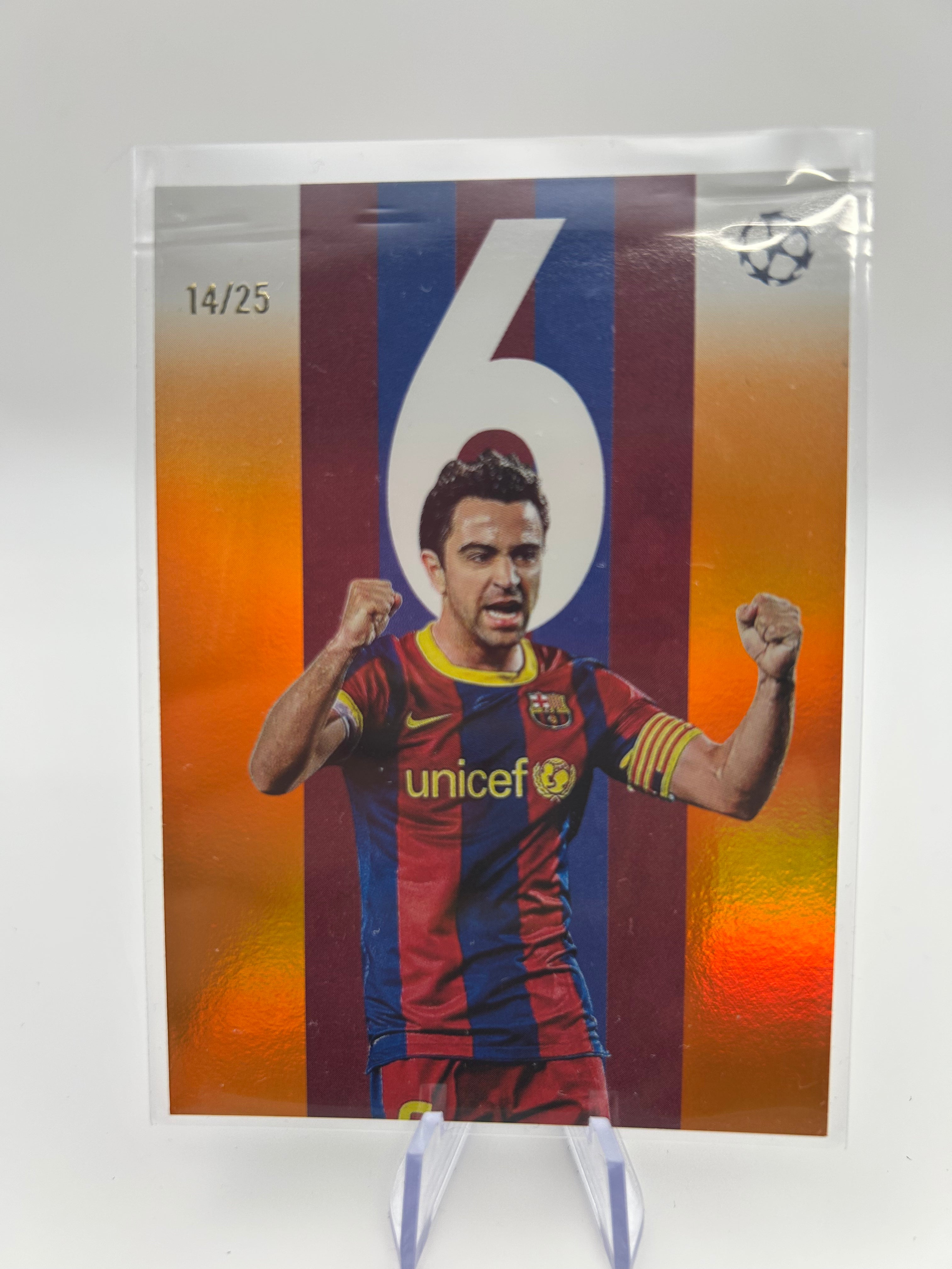 Topps UCC Flagship 24/25 Best Of The Best Xavi Hernandez Barcelona #BB-10 (14/25)