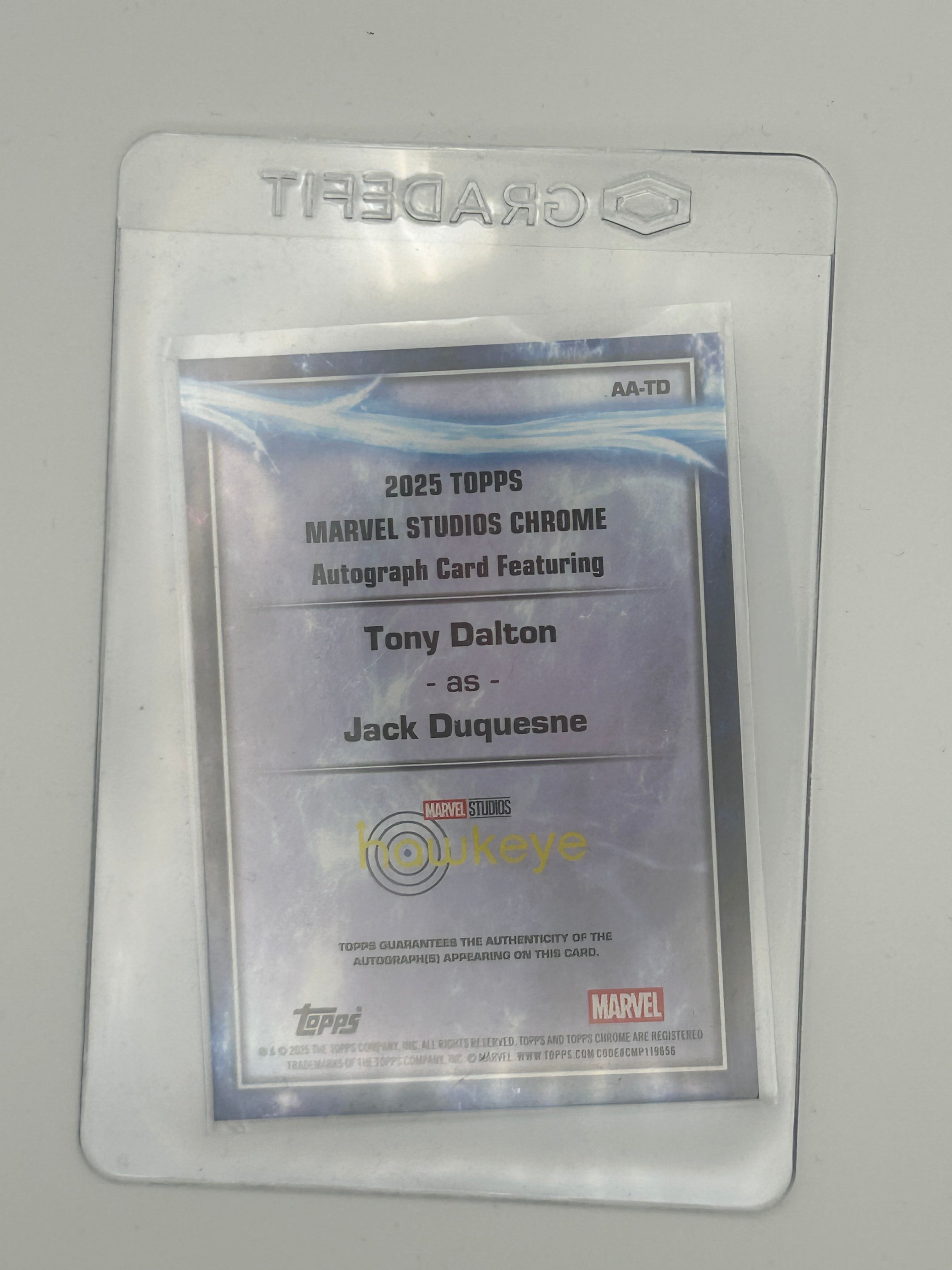 Topps Chrome Marvel Studios 2025 - Jack Duquesne Debut (Auto)