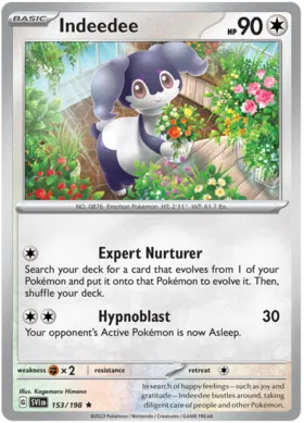 Indeedee - Scarlett & Violet 153/198 (Holo)