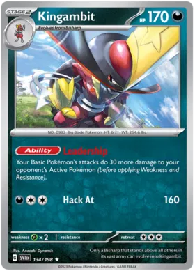 Kingambit - Scarlett & Violet 134/198 (Holo)