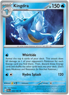 Kingdra- Paradox Rift 032/182 (Holo)