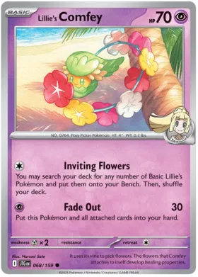 Lillie's Comfey  - Journey Together 068/159 (Reverse Holo)
