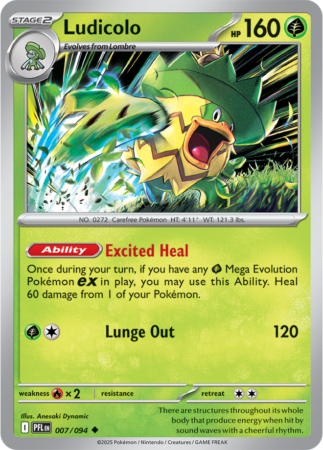 Ludicolo - ME Phantasmal Flames 007/094