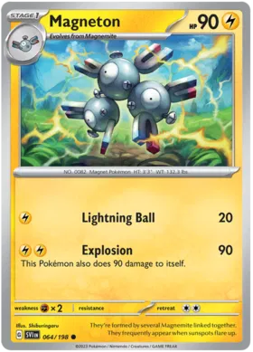 Magneton - Scarlett & Violet 064/198 (Reverse Holo)