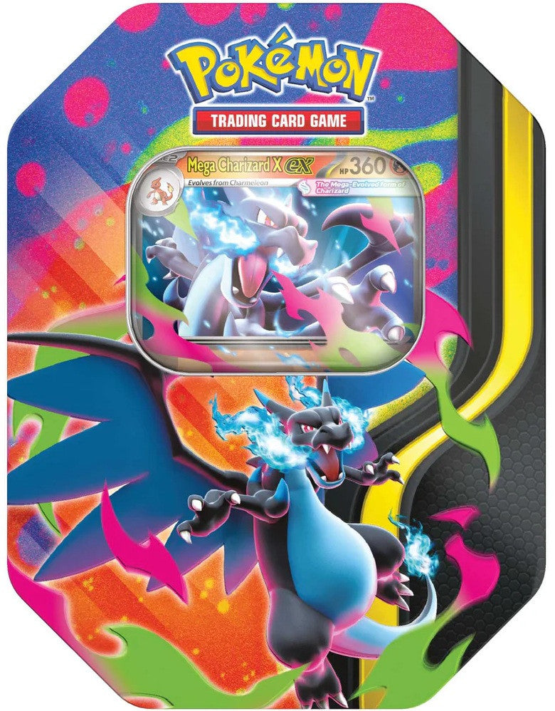 Mega Charizard Tin - Mega Charizard X (Sealed)