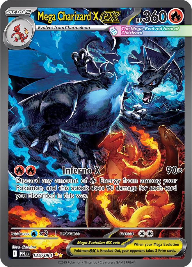 Mega Charizard EX - ME Phantasmal Flames - 124/094 (Secret Illustration Rare)