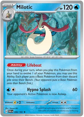 Milotic - Paradox Rift 036/182 (Reverse Holo)