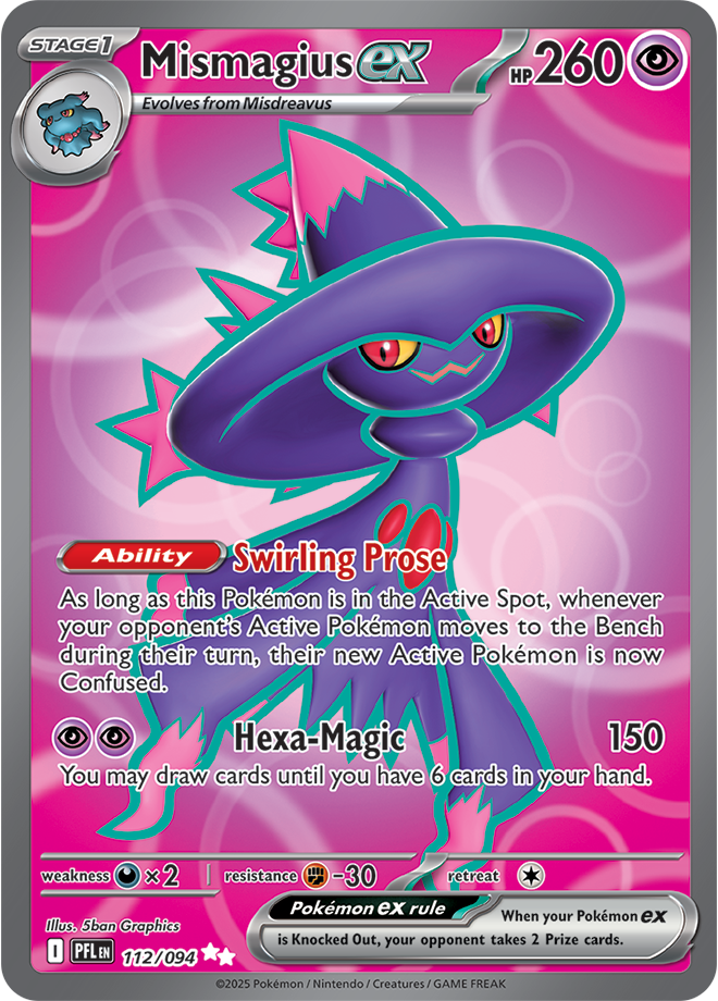 Mismagius EX - ME Phantasmal Flames - 112/094 (Full Art)