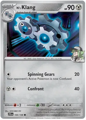 N's Klang  - Journey Together 104/159 (Reverse Holo)