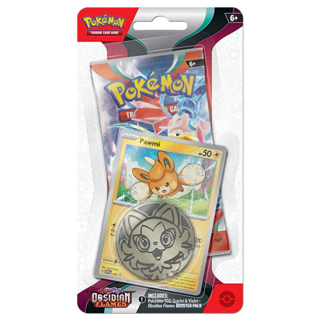 Obsidian Flames Single Pack Blister - Pawmi (Sealed)