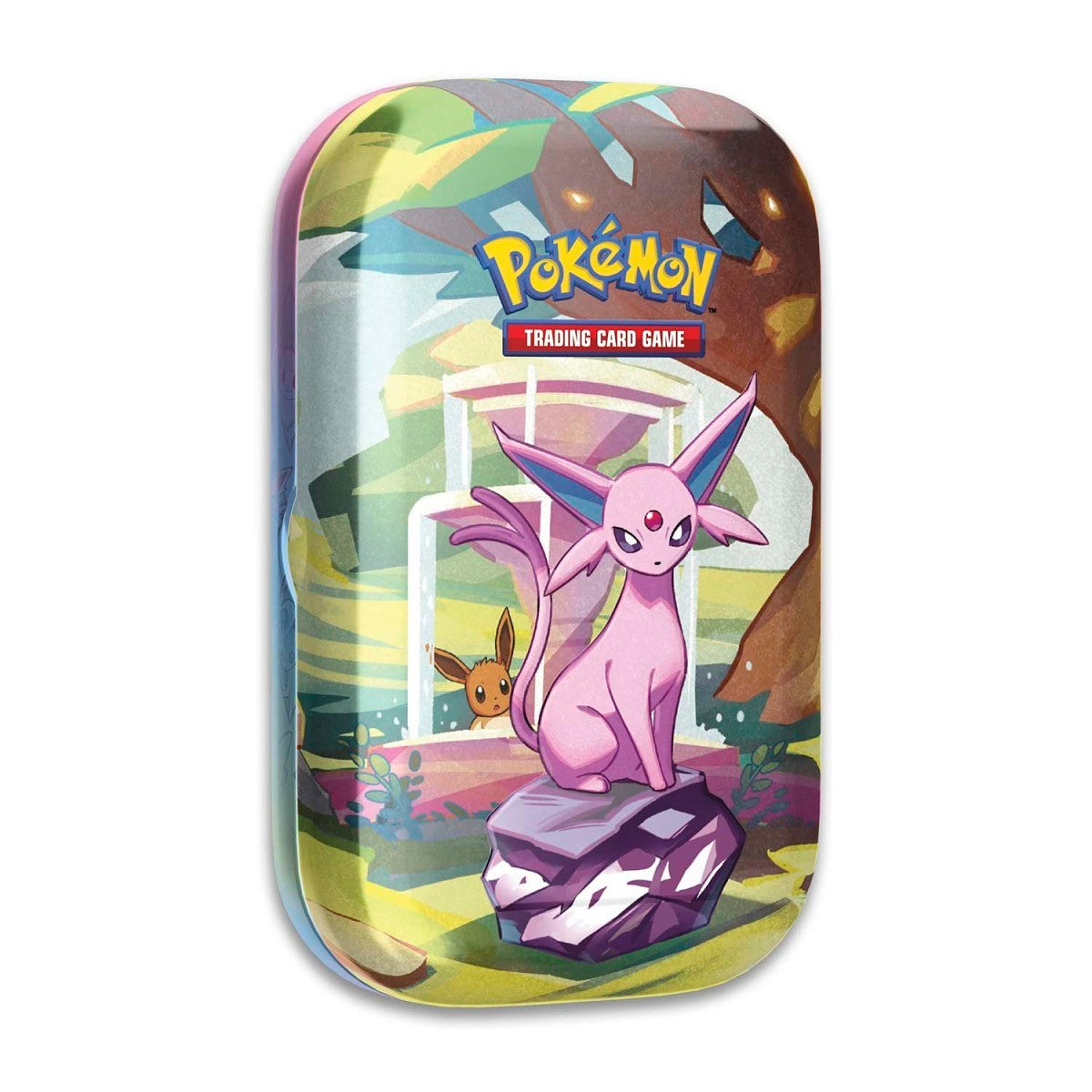Prismatic Evolution Mini Tin - Espeon (Sealed)