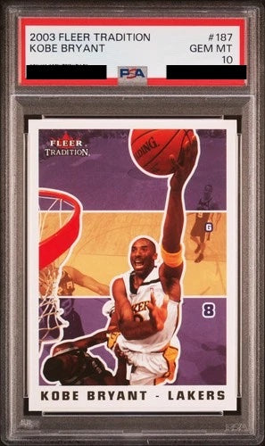 Fleer Tradition - Kobe Bryant - PSA 10