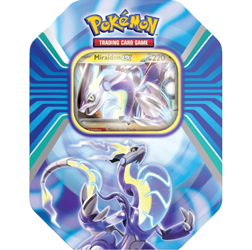 Paldea Legends Tin - Miraidon EX (Sealed)