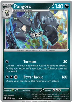 Pangoro  - Journey Together 099/159 (Reverse Holo)