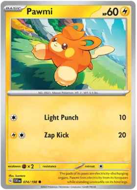 Pawmi - Scarlett & Violet 074/198 (Reverse Holo)