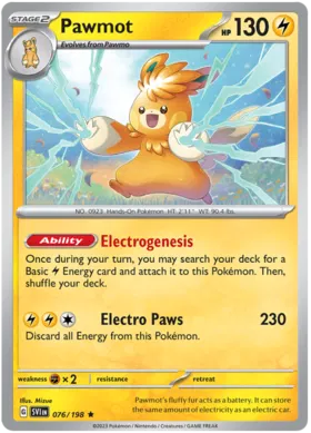 Pawmot - Scarlett & Violet 076/198 (Holo)