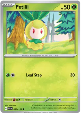 Petilil  - Journey Together 006/159 (Reverse Holo)