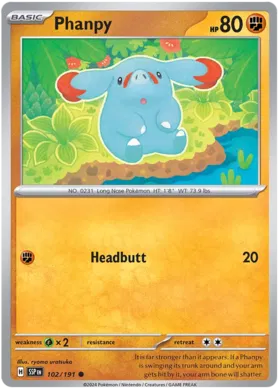 Phanpy - Surging Sparks 102/191 (Reverse Holo)