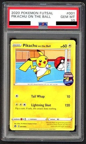Pikachu on the Ball - PSA 10