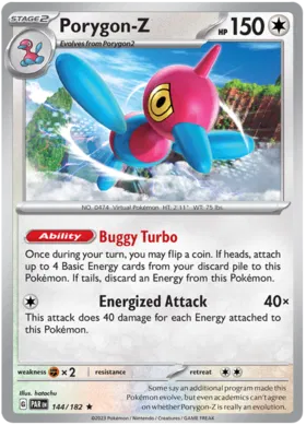 Porygon-Z - Paradox Rift 144/182 (Reverse Holo)