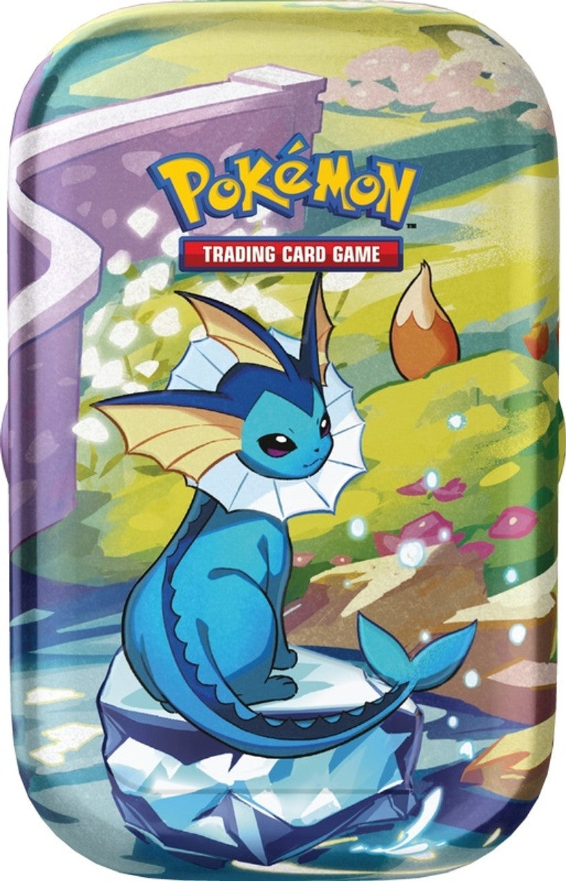 Prismatic Evolution Mini Tin - Vaporeon (Sealed)