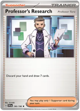 Prof Research - Scarlett & Violet 190/198 (Holo)