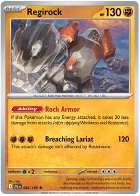 Regirock  - Journey Together 082/159 (Holo)